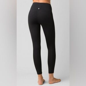 Prana Faro 7/8 Embroidered Eyelet High Rise Leggings Black Size Small